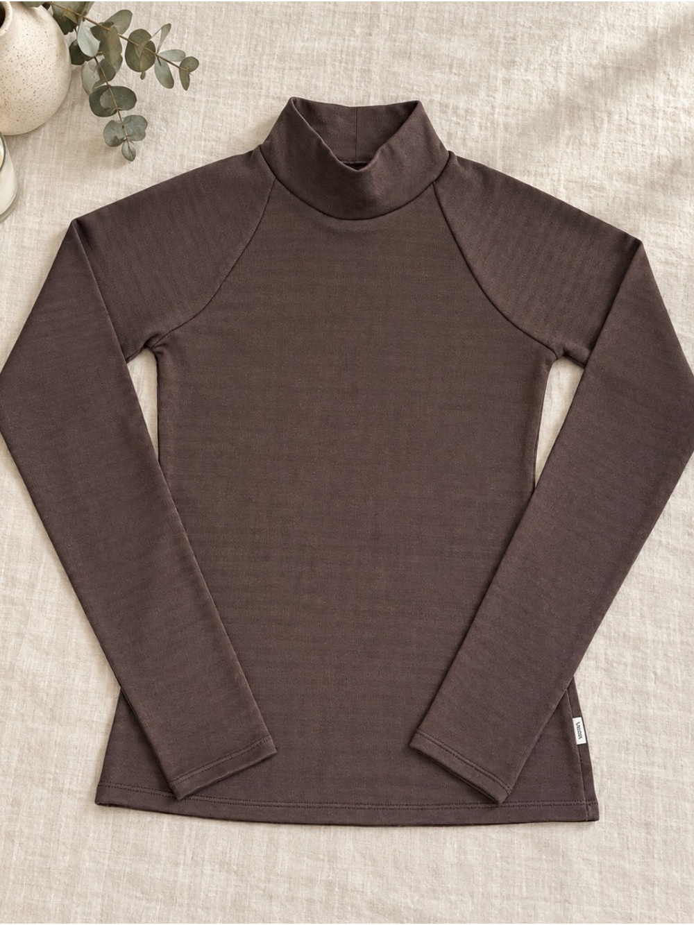 Vuori Brown Mock Neck Top & High Rise Legging Set - XS/S